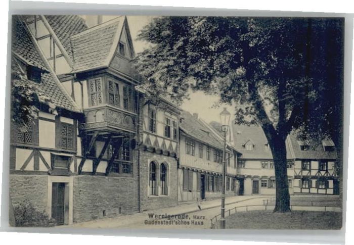 Wernigerode Harz Gadenstedtsches Haus