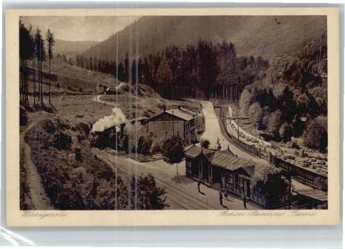 Wernigerode Harz Steinerne Renne