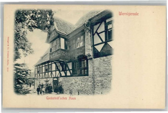 Wernigerode Harz Gadestedtsches Haus