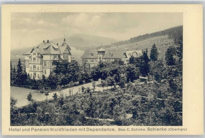 Schierke Harz Schierke Hotel Pension Waldfrieden