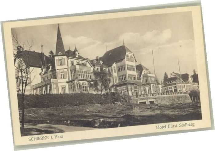 Schierke Harz Schierke Hotel Fürst Stolberg
