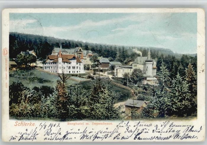 Schierke Harz Schierke Burg Hotel