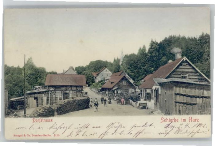 Schierke Harz Schierke Dorfstrasse