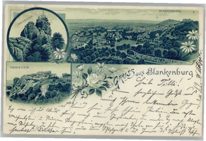 Blankenburg Harz Regenstein