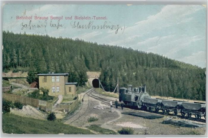 Blankenburg Harz Bahnhof Braune Sump Bielstein Tunnel