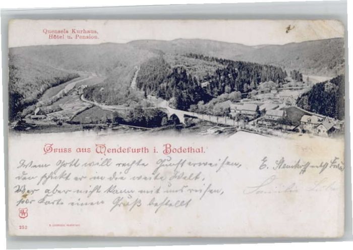 Wendefurth Pension Haus Quensel