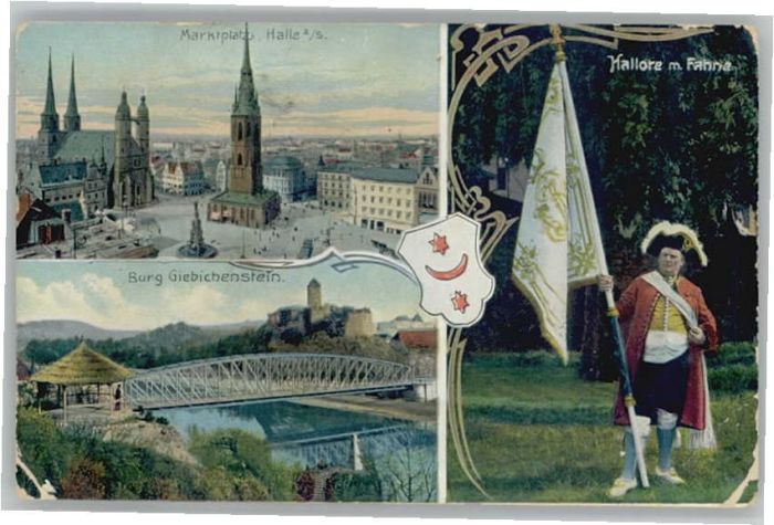 Halle Saale [Stempelabschalg] Burg Giebichenstein