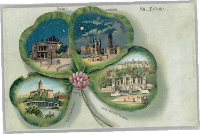 Halle Saale Burg Giebichenstein Kaiser Wilhelm Denk