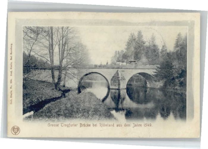 Ruebeland Harz Rübeland Trogfurter Brücke x