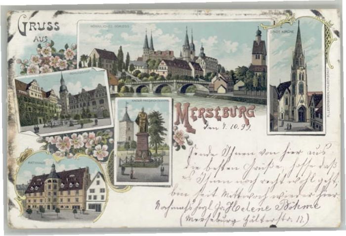 Merseburg Saale Kaiser Friedrich Denkmal