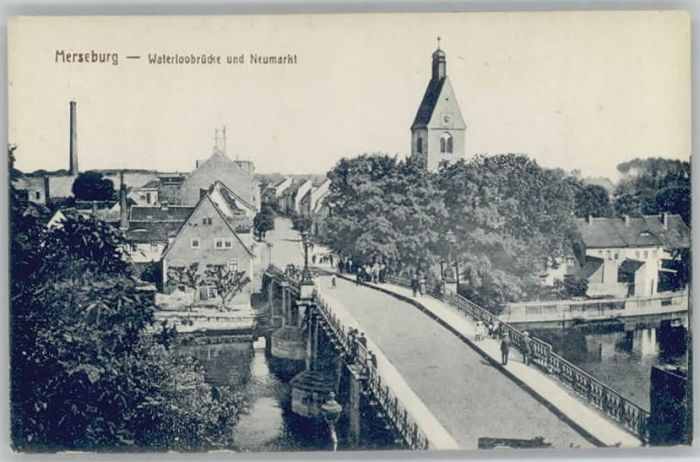 Merseburg Saale Waterloobrücke
