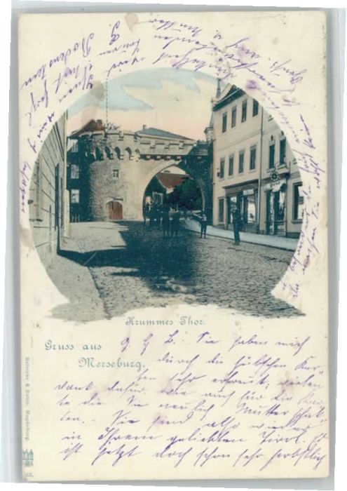 Merseburg Saale Krummes Tor
