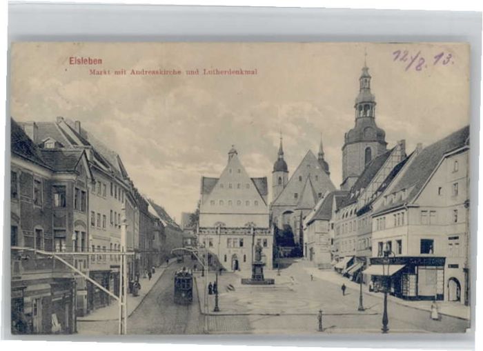 Eisleben Andreas Kirche Luther Denkmal