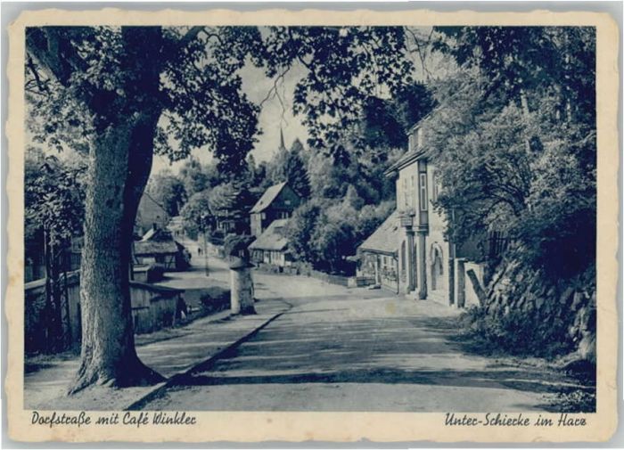 Schierke Harz Schierke Dorfstrasse Cafe Winkler
