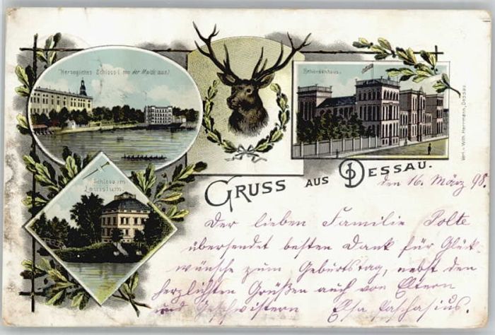 Dessau-Rosslau Dessau Schloss Behördenhaus