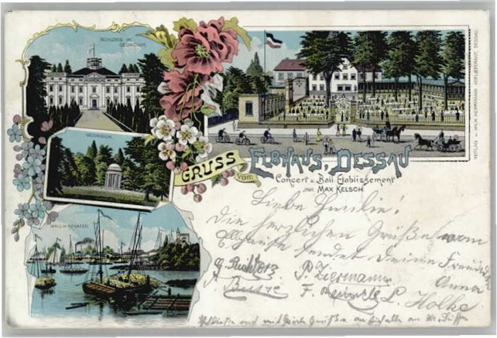 Dessau-Rosslau Dessau Schloss Georgium Wallwitzhafen