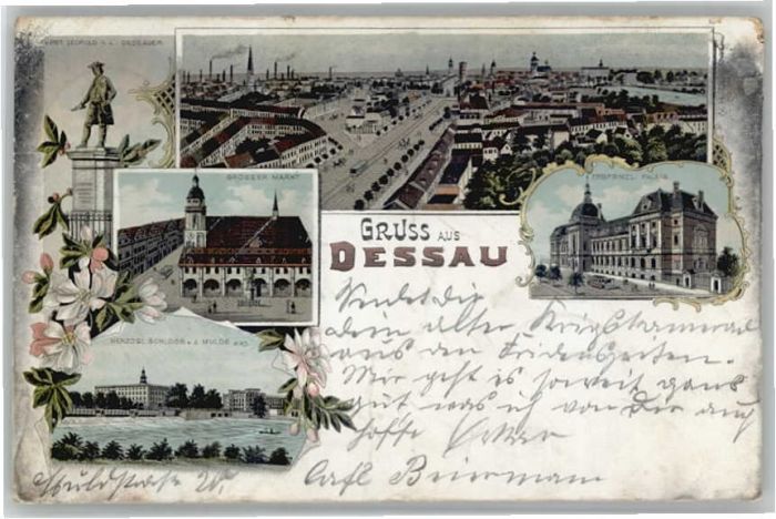 Dessau-Rosslau Dessau Fürst Leopold Markt Palast