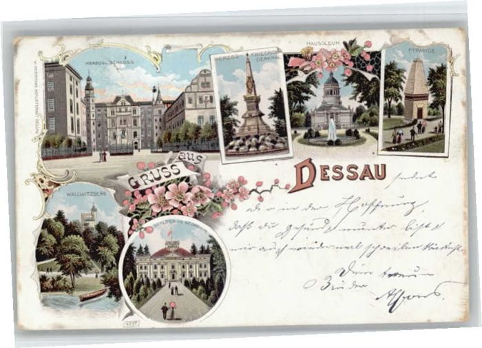 Dessau-Rosslau Dessau Schloss Friedrich Denkmal Wallwi