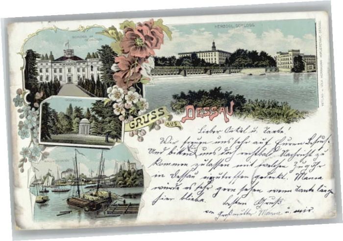 Dessau-Rosslau Dessau Schloss Georgium Wallwitzhafen