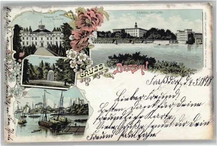 Dessau-Rosslau Dessau Schloss Georgium Wallwitzhafen