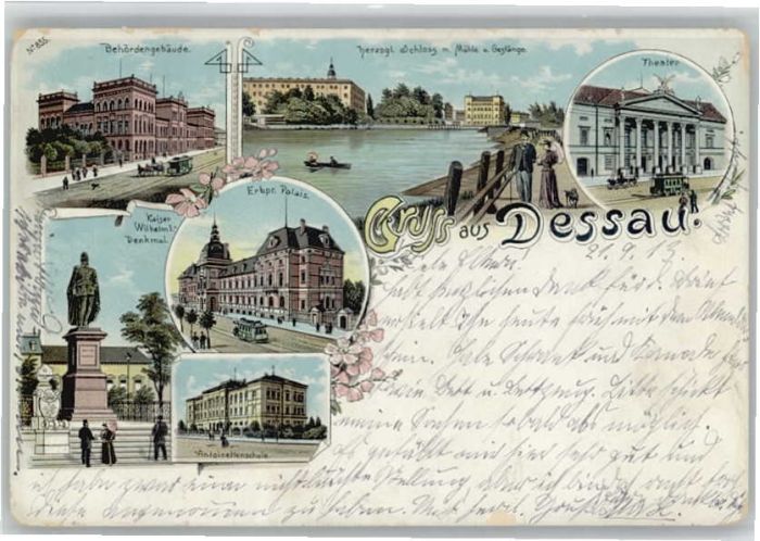 Dessau-Rosslau Dessau Behördengebäude Palast Kaiser Wi