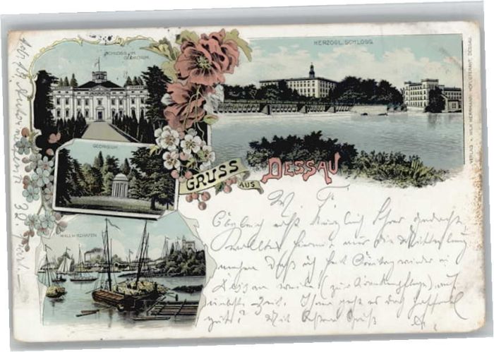 Dessau-Rosslau Dessau Schloss Georgium Wallwitzhafen