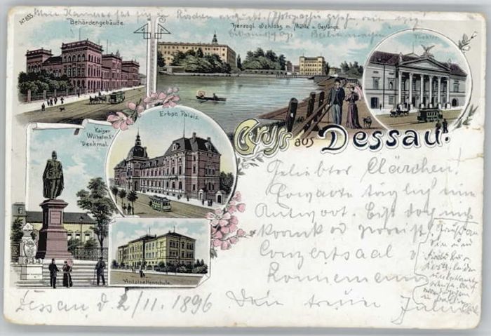 Dessau-Rosslau Dessau Behördengebäude Palast Kaiser Wi