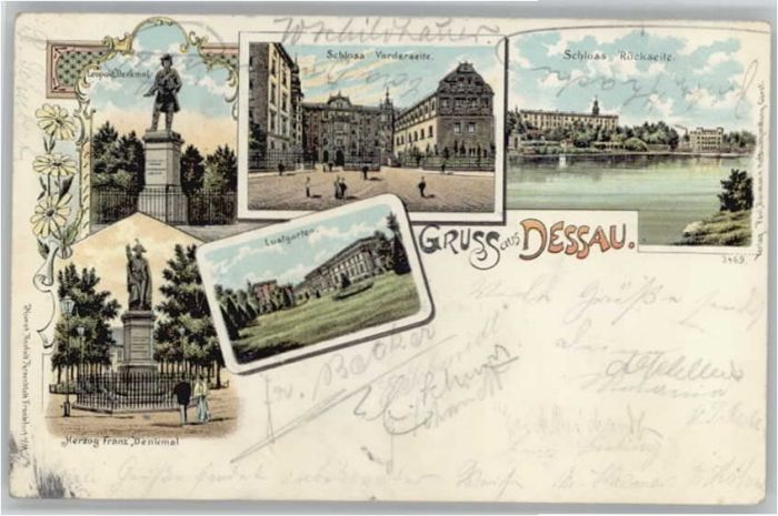 Dessau-Rosslau Dessau Leopold Denkmal Schloss Lustgart