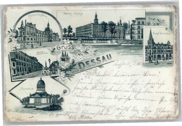 Dessau-Rosslau Dessau Palast Schloss Kaserne Leopoldst