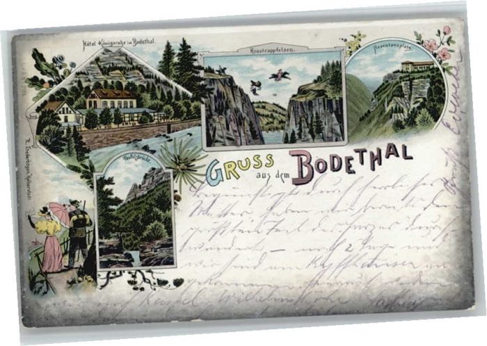 Bad Suderode [Stempelabschlag] Hotel Königsruhe Ross