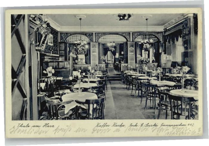 Thale Harz Thale Cafe Kache