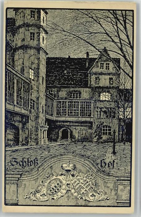 Koethen Anhalt ünstler Martin T. Schlosshof *