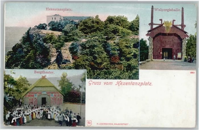 Thale Harz Thale Hexentanzplatz Walpurgishalle Ber