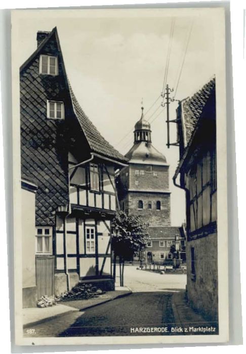Harzgerode Marktplatz