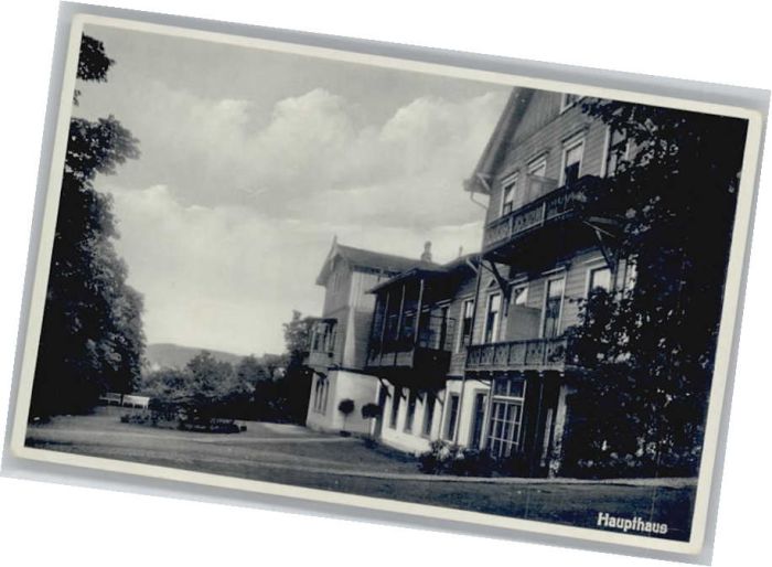 Bad Suderode Sanatorium Dr Kaltenbach Haupthaus