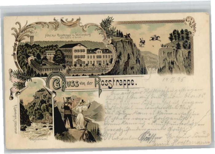 Thale Harz Thale [Stempelabschlag] Hotel Rosstrapp