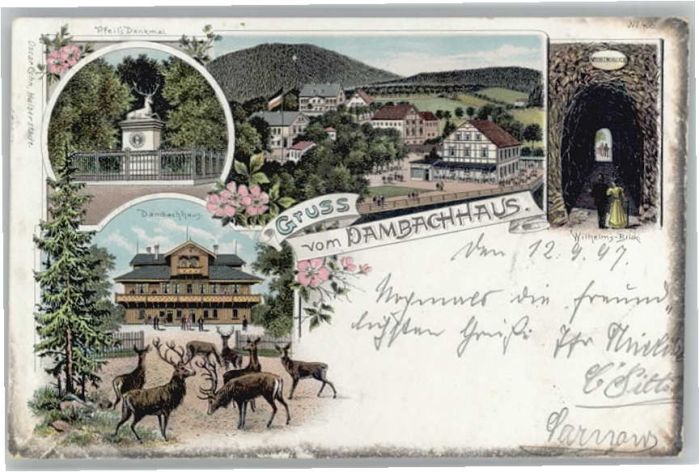 Thale Harz Thale [Stempelabschlag] Dambachshaus De