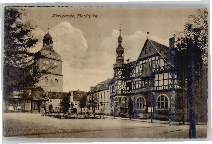 Harzgerode Marktplatz