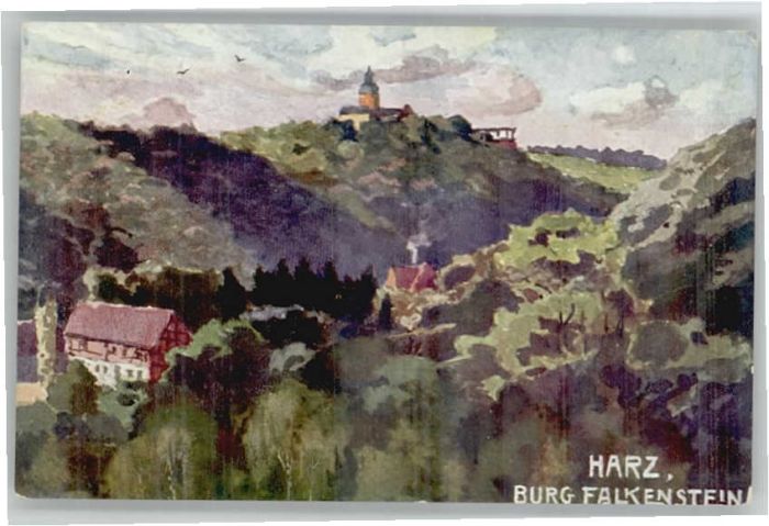 Falkenstein Harz Burg Falkenstein