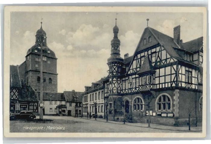 Harzgerode Marktplatz