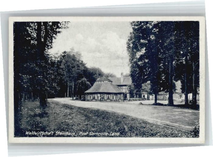 Gernrode Harz Waldwirtschaft Sternhaus