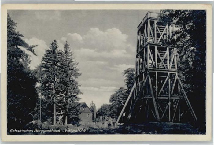 Friedrichsbrunn Harz Friedrichsbrunn Berggasthaus Viktorshöh