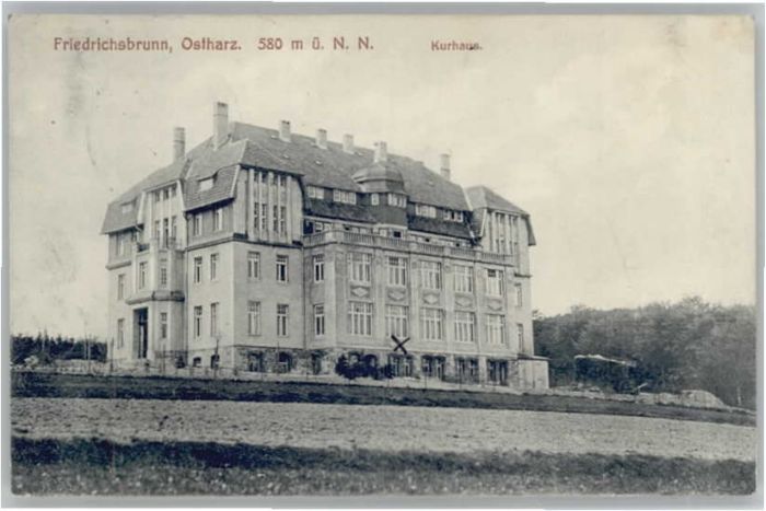 Friedrichsbrunn Harz Friedrichsbrunn Kurhaus