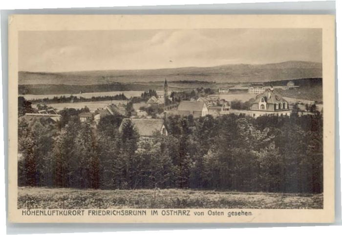 Friedrichsbrunn Harz Friedrichsbrunn