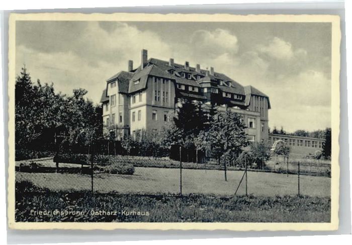 Friedrichsbrunn Harz Friedrichsbrunn Kurhaus