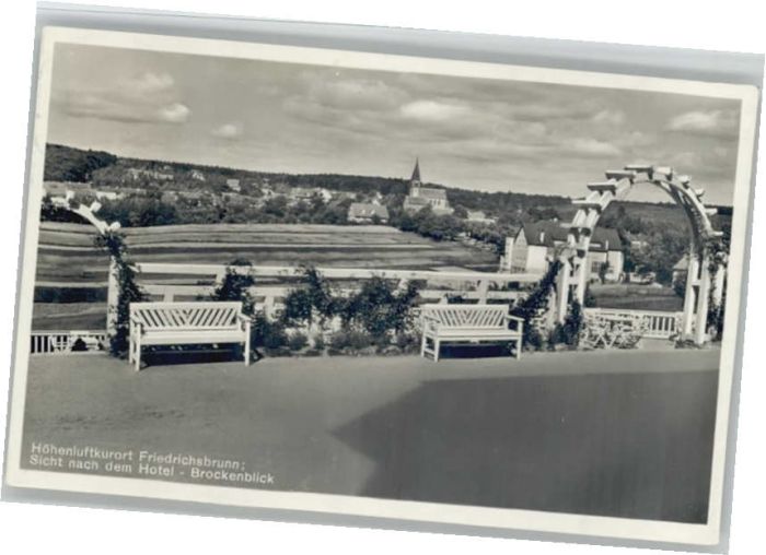 Friedrichsbrunn Harz Friedrichsbrunn Hotel Brockenblick