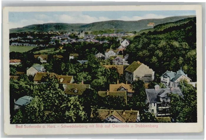 Bad Suderode Schwedderberg Stubbenberg
