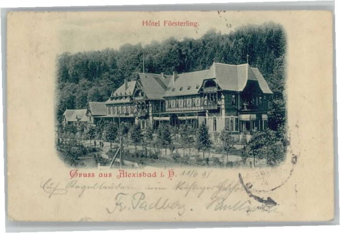 Alexisbad Harz Alexisbad Hotel Försterling