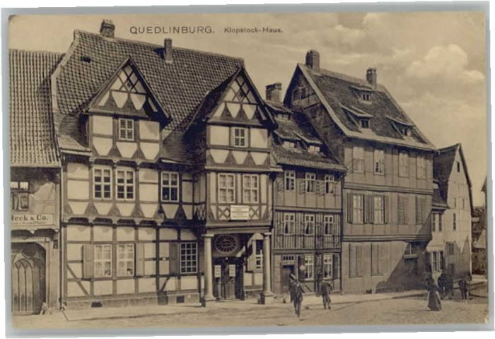 Quedlinburg Harz Klopstockhaus