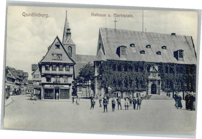 Quedlinburg Rathaus Marktplatz